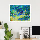 Olive Grove van Vincent Van Gogh Poster (Thuiskantoor)