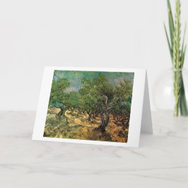 Olive Grove, Vincent van Gogh Kaart