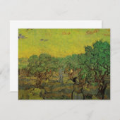 Olive Grove with Picking Figures, Vincent van Gogh (Voorkant / Achterkant)