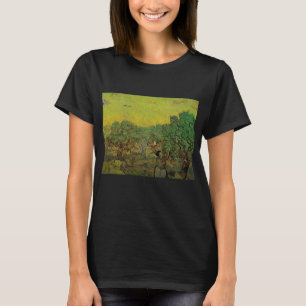 Olive Grove with Picking Figures, Vincent van Gogh T-shirt