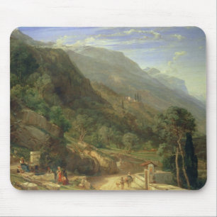 Olive Groves at Varenna, Lake Como, Italië, 1861 ( Muismat