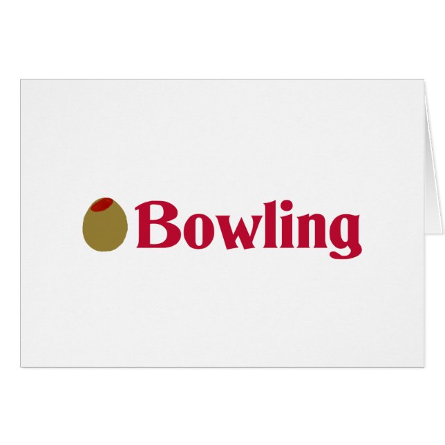 Olive (I Love) Bowling (Voorkant Horizontaal)