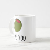 Olive jij, Pun, grappig dat ik van je hou Koffiemok (Voorkant links)