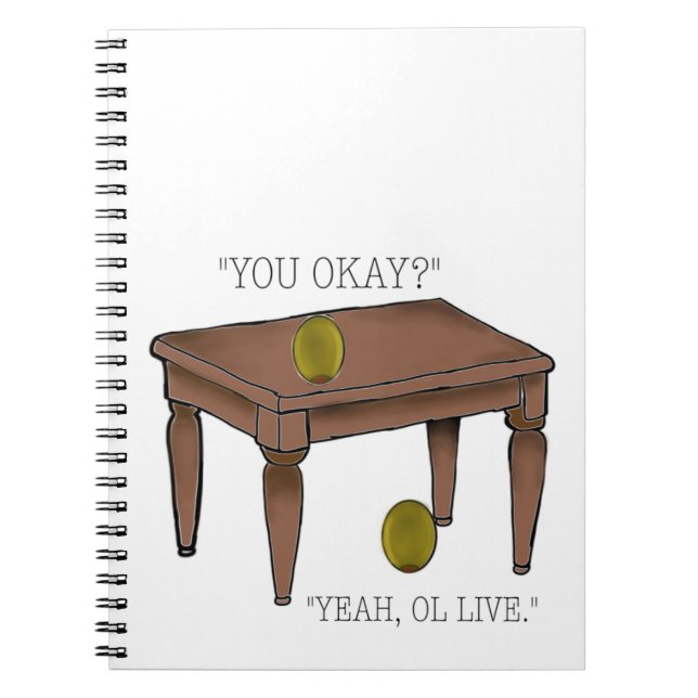 Olive Joke-laptop Notitieboek (Voorkant)