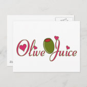Olive Juice Briefkaart (Voorkant / Achterkant)