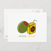 Olive Juice Briefkaart (Voorkant / Achterkant)