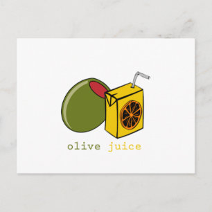 Olive Juice Briefkaart