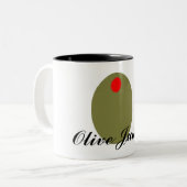 Olive Juice Coffee Mok (Voorkant links)
