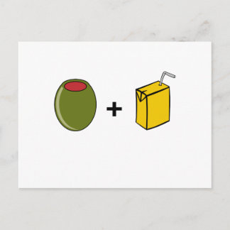 Olive Juice Ik hou van je Briefkaart