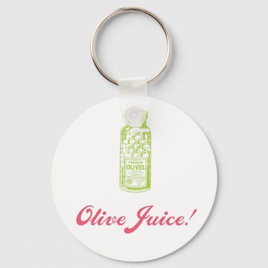 Olive Juice Valentijnsdag Keyring Sleutelhanger (Voorkant)