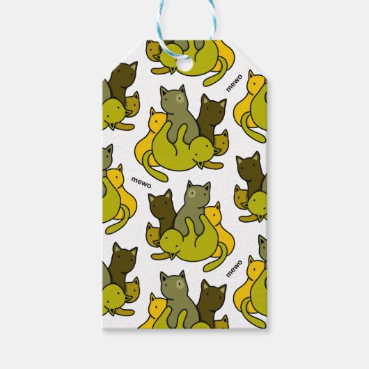 Olive kittens cadeaulabel (Voorkant)