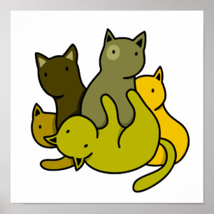 Olive kittens poster