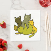 Olive kittens servet (Insitu)