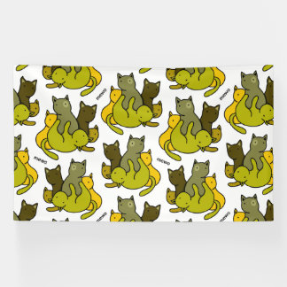 Olive kittens spandoek