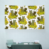 Olive kittens spandoek (Beurs)