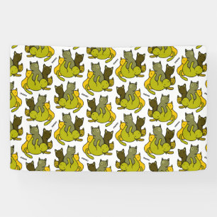 Olive kittens spandoek