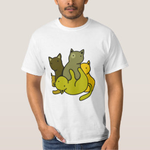 Olive kittens t-shirt