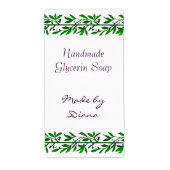 Olive laat aangepaste Craft Labels (Voorkant)