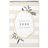 Olive Leaf | 36 Foto gepersonaliseerd Kalender (Hoes)