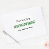 Olive Leaf Custom Soap of Inblikken Label Stickers (Envelop)