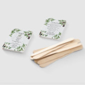 Olive Leaves Greek Island Wedding Programme Handwaaier (Niet-gemonteerd)