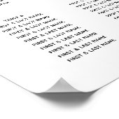 Olive Leaves Greenery Wedding Seating Chart Poster (Hoek)