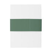 Olive Leaves Invitation Belly Band Uitnodigingen Wikkel (Achterkant Voorbeeld)