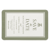 Olive Martini Tini Bit Closer Save the Date Magneet (Horizontaal)