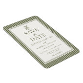 Olive Martini Tini Bit Closer Save the Date Magneet (Rechterzijde)