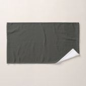 olive noire (couleur solide) (Serviette à main)