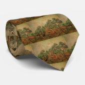 Olive Picking door Vincent van Gogh Stropdas (Opgerold)