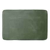 Olive Pistache Groene Kerst Textuur Badmat (Voorkant)