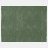 Olive Pistache Groene Kerst Textuur Fleece Deken (Voorkant (Horizontaal))