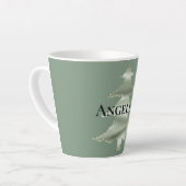 Olive Pistachio Mint Groene Kerstboom Latte Mok (Linkerhoek)