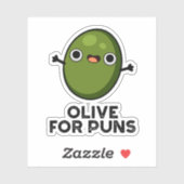 Olive Puns Grappige Olive Fruit Pun Sticker (Vel)