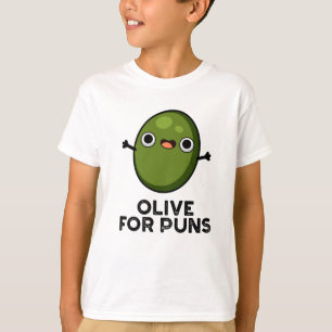 Olive Puns Grappige Olive Fruit Pun T-shirt