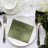 Olive Sage Groene Shimmer Achtergrond All In One Uitnodiging