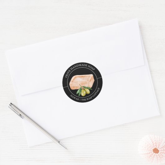 Olive Soap label (Envelop)