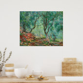 Olive Trees in the Garden Poster (Cuisine)