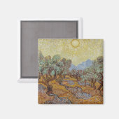 Olive Trees, Vincent van Gogh Magneet (Voorkant / Achterkant)
