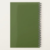 Olive Vert foncé chevauchement du texte Logo hebdo (Dos)