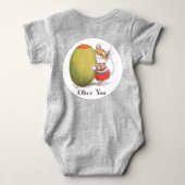 Olive vous barboteuse de bébé (Dos)