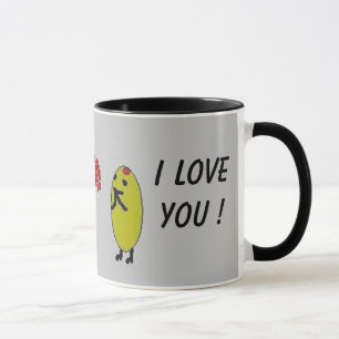 OLIVE VOUS - olives dans l'amour - tasse
