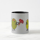 OLIVE VOUS - olives dans l'amour - tasse (Centre)