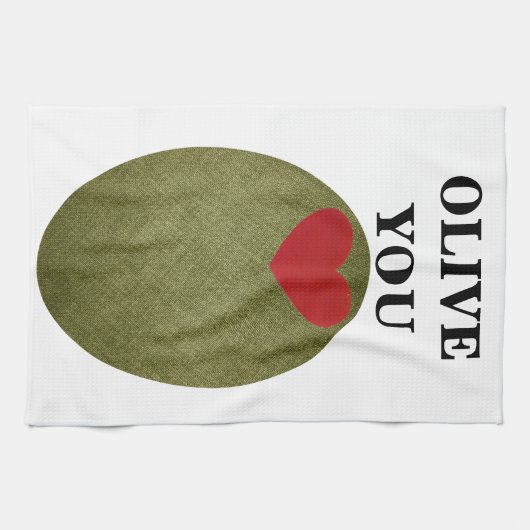 Olive vous serviette de cuisine (Horizontal)