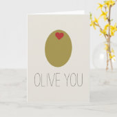 OLIVE YOU - CARTE (Fleur jaune)