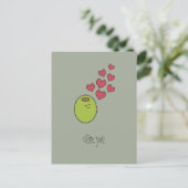 "Olive You !" Carte postale (Debout devant)