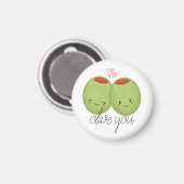 Olive You Cute Magnet Magneet (Voorkant / Achterkant)
