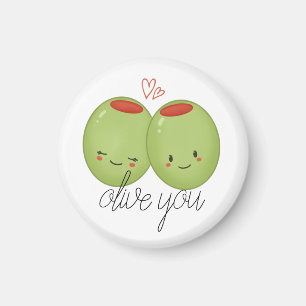 Olive You Cute Magnet Magneet