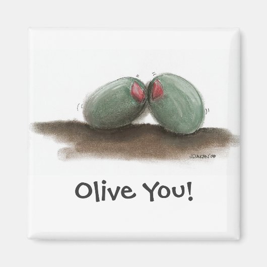 Olive You Magnet Magneet (Voorkant)